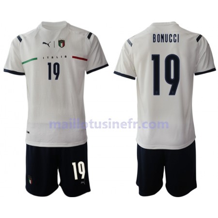 Maillot de Foot Italie Leonardo Bonucci 19 Extérieur 2021-22 - Enfant